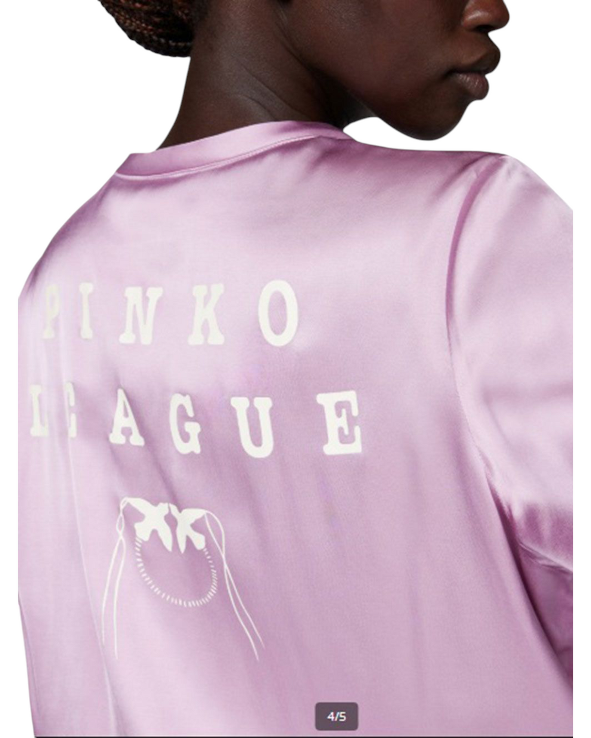 T-Shirt σατέν με λογότυπο TOGETHER