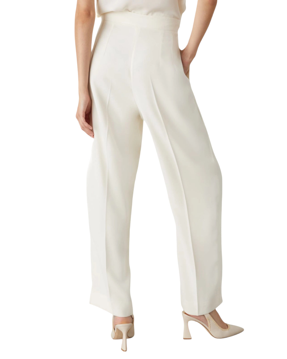 Παντελόνι ψηλόμεσο με πιέτες ARLES