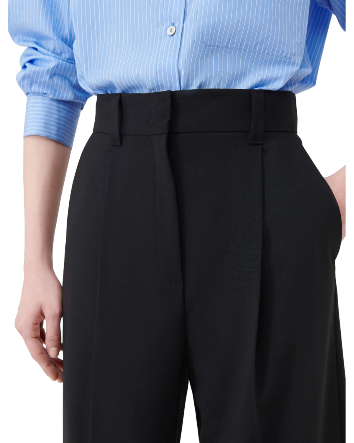 Παντελόνι ψηλόμεσο μάλλινο SBARCO