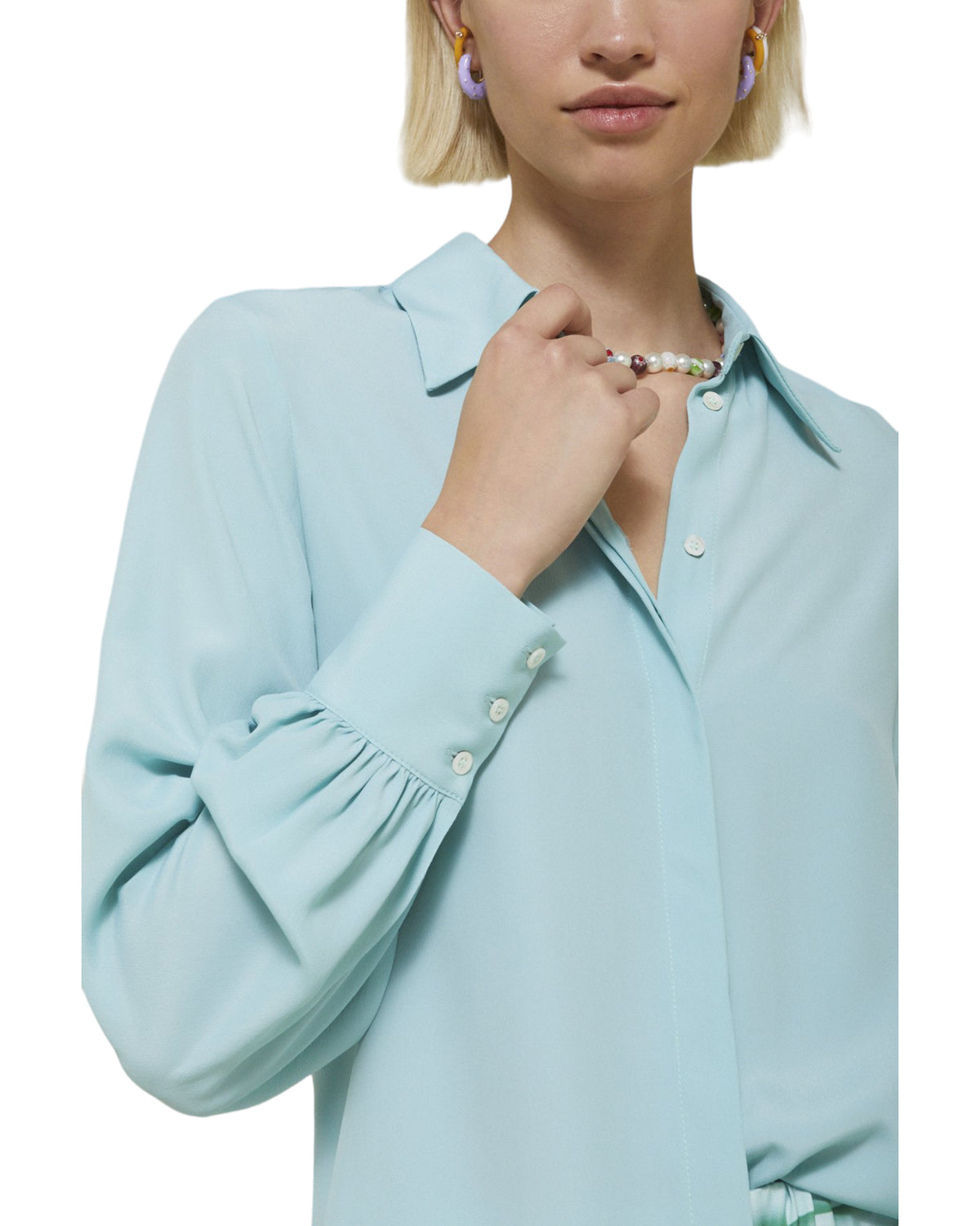 Πουκάμισο μεταξωτό με γιακά