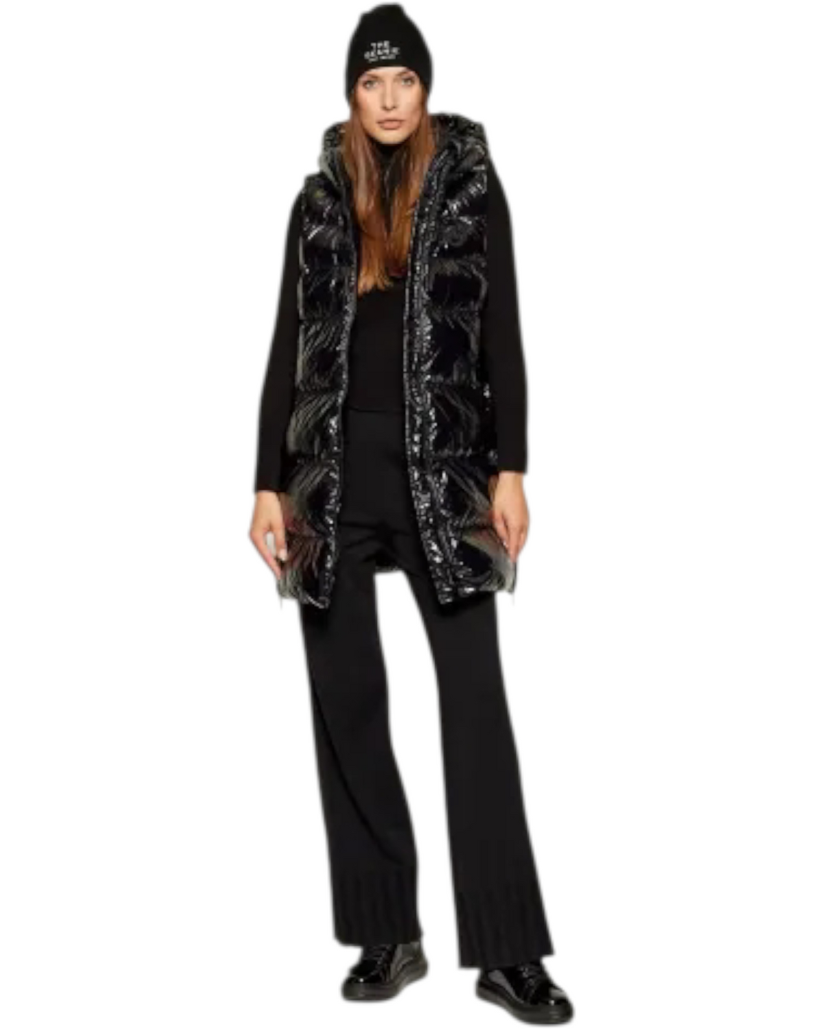 Αμάνικο μπουφάν με κουκούλα GRAFFETTA