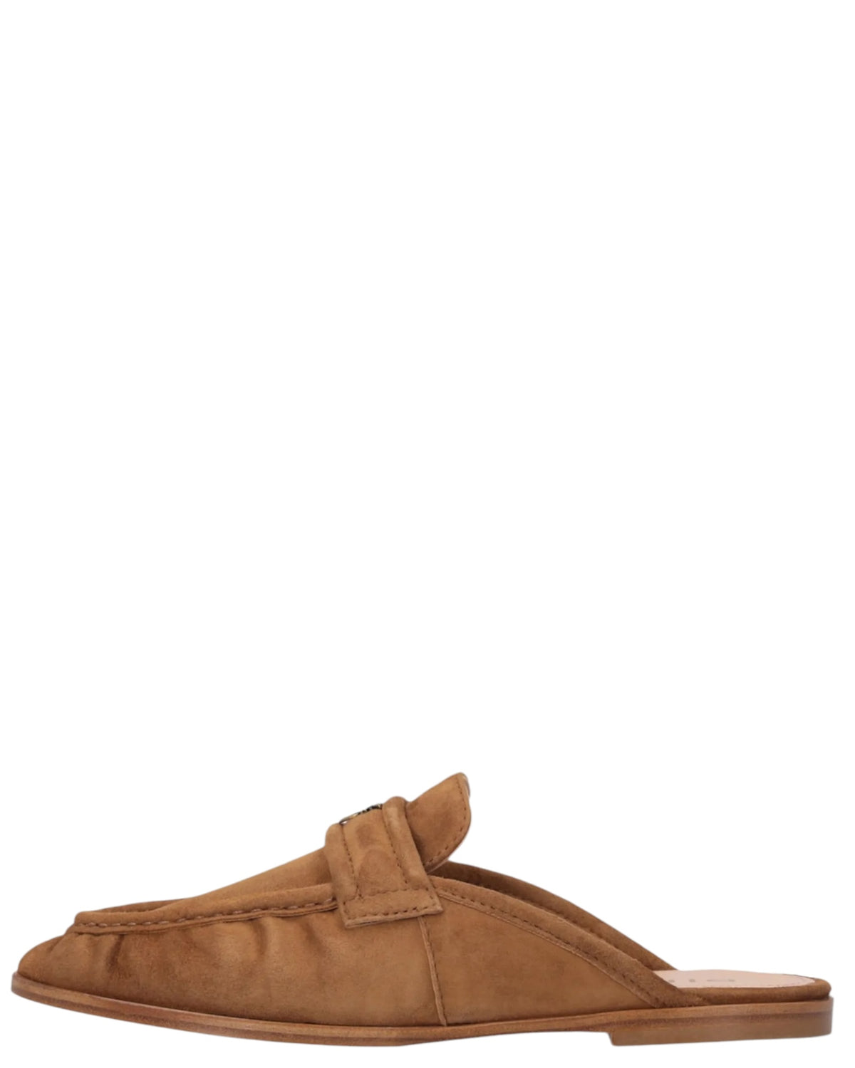 Mules δερμάτινες με suede υφή NATY 03