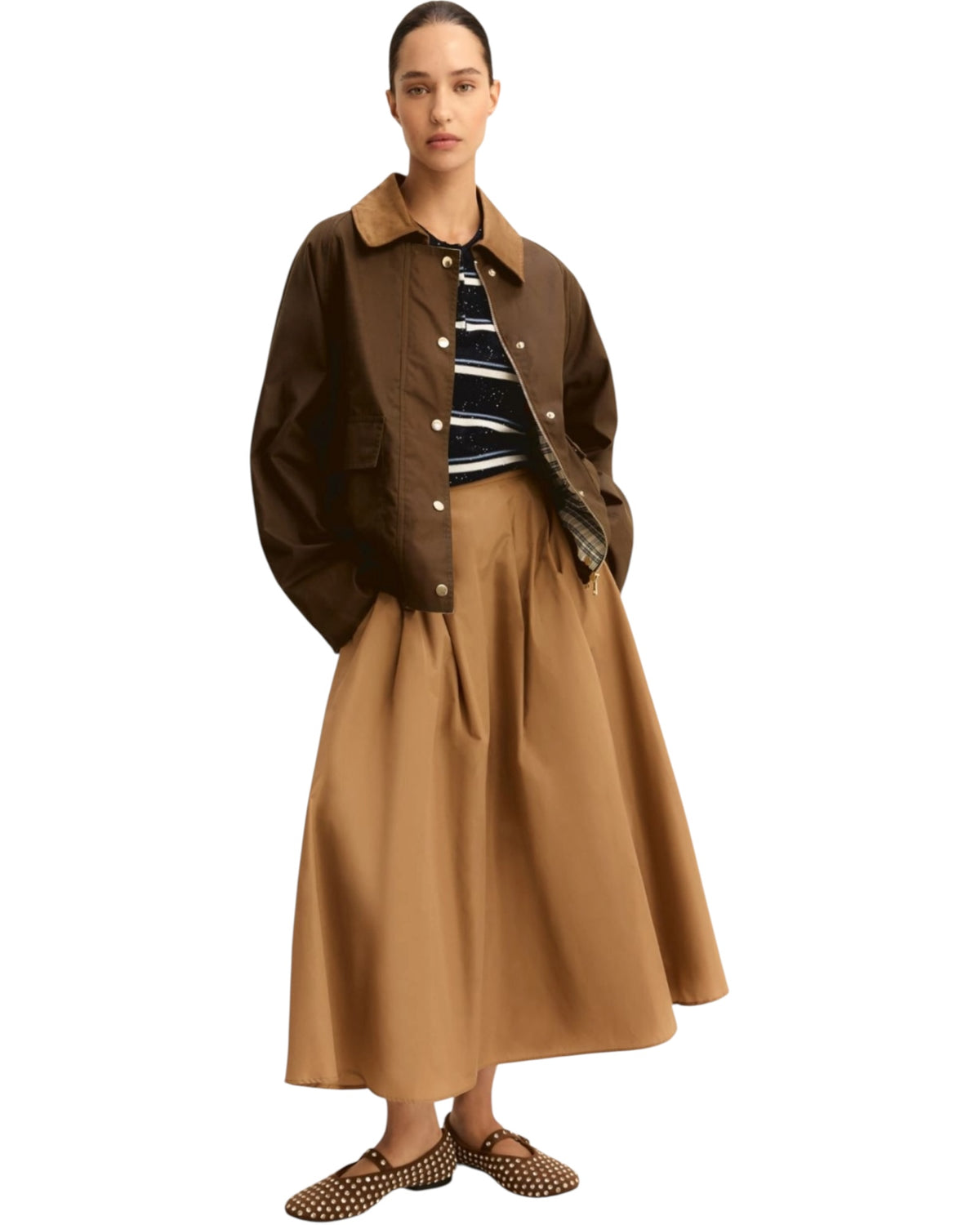 Μακριά φούστα από ταφτά EMMDIVA