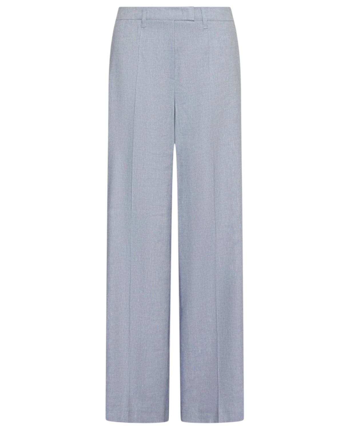 Παντελόνι palazzo από λινό και βισκόζη MLLODINO