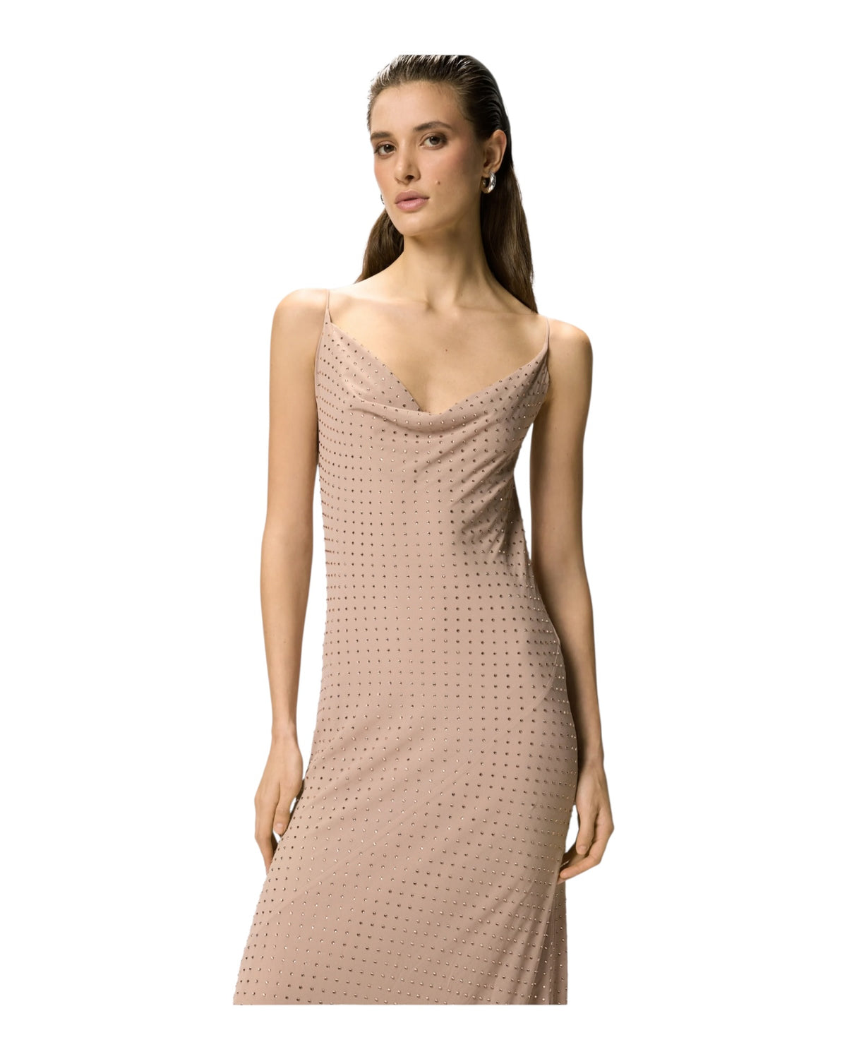 Μακρύ φόρεμα με στρας FARRO