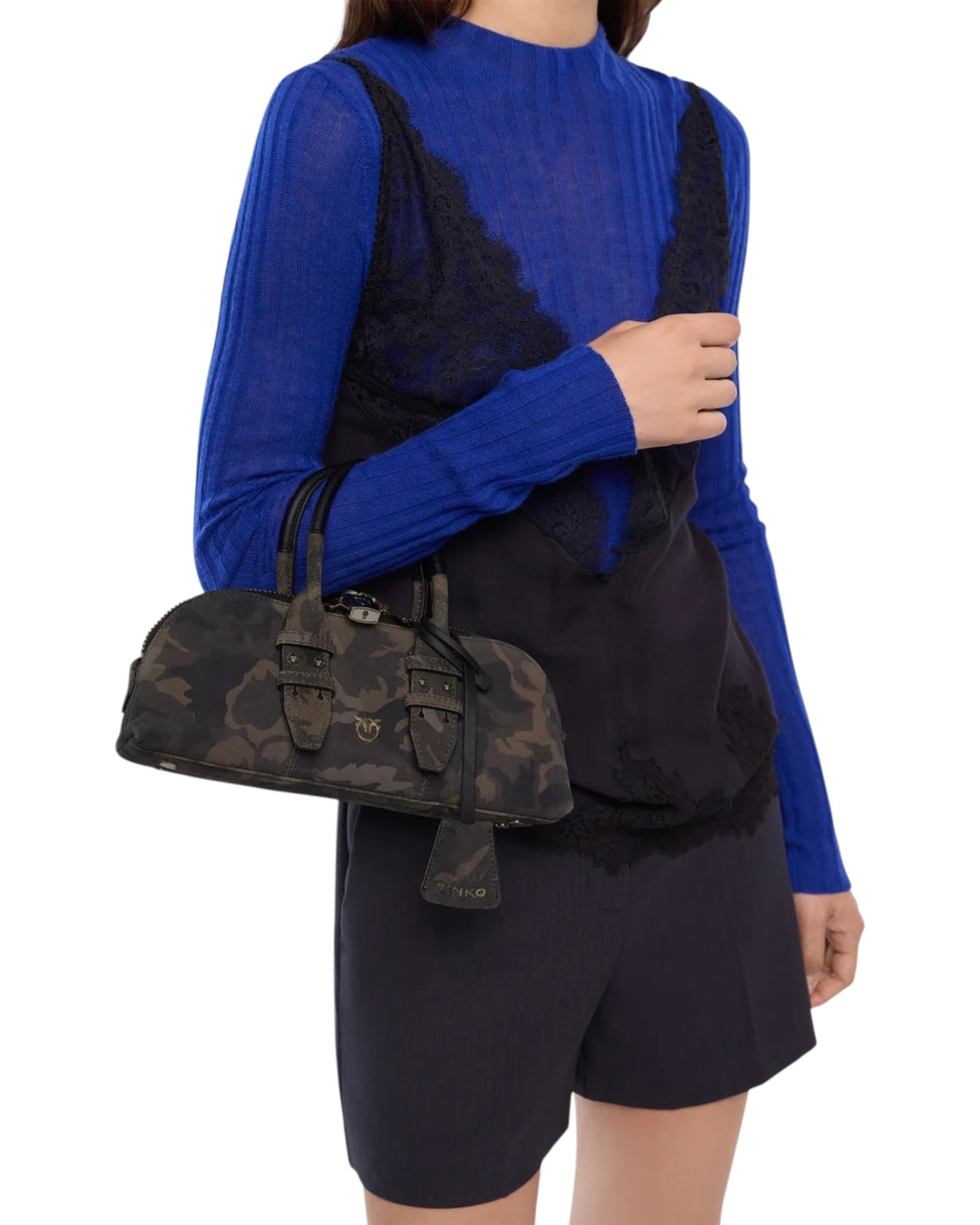 Μικρή σουέτ τσάντα χειρός Escape Bag Horizontal