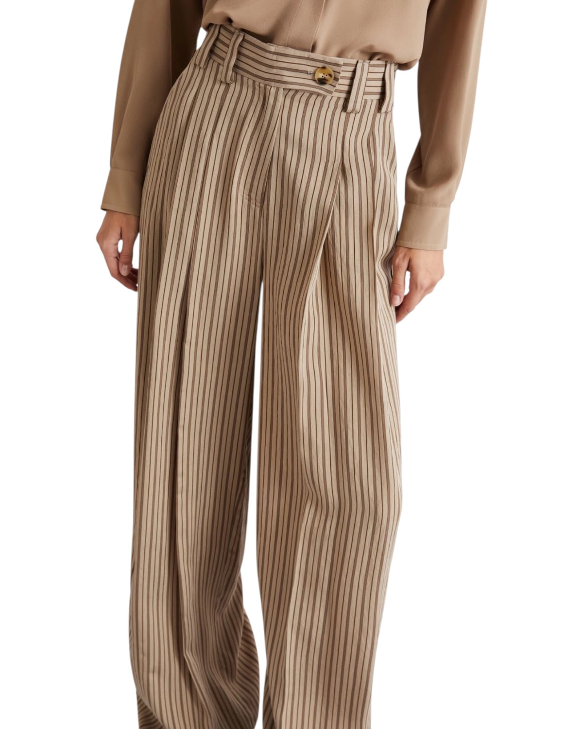 Παντελόνι palazzo από βισκόζη MLLORDINE