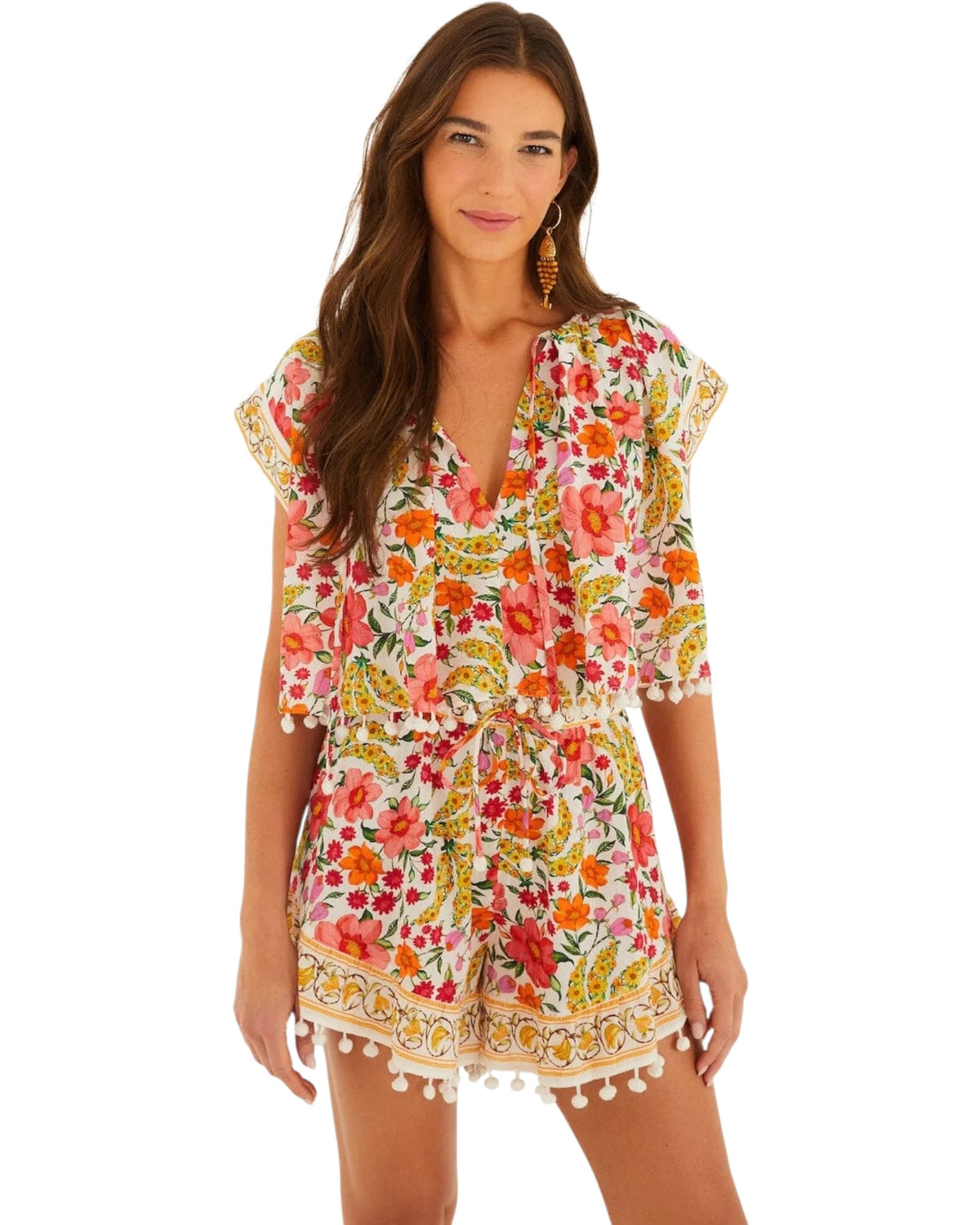 Σορτς με λουλούδια BANANA FLOWERS