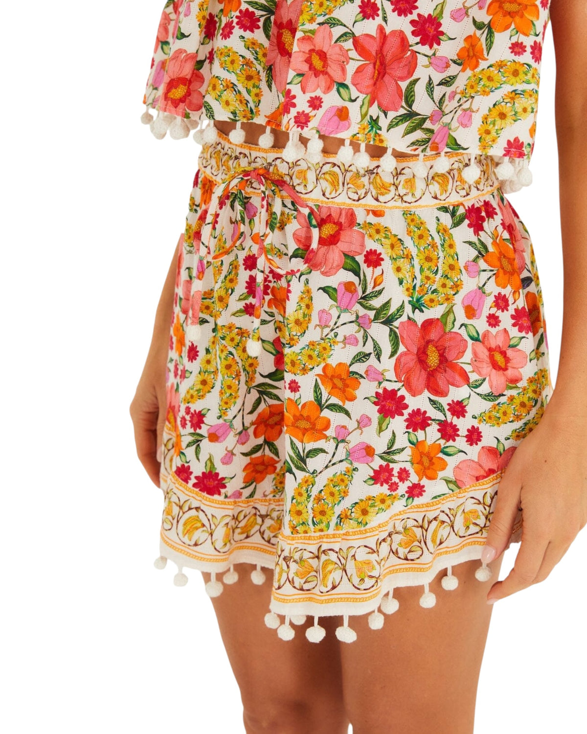 Σορτς με λουλούδια BANANA FLOWERS