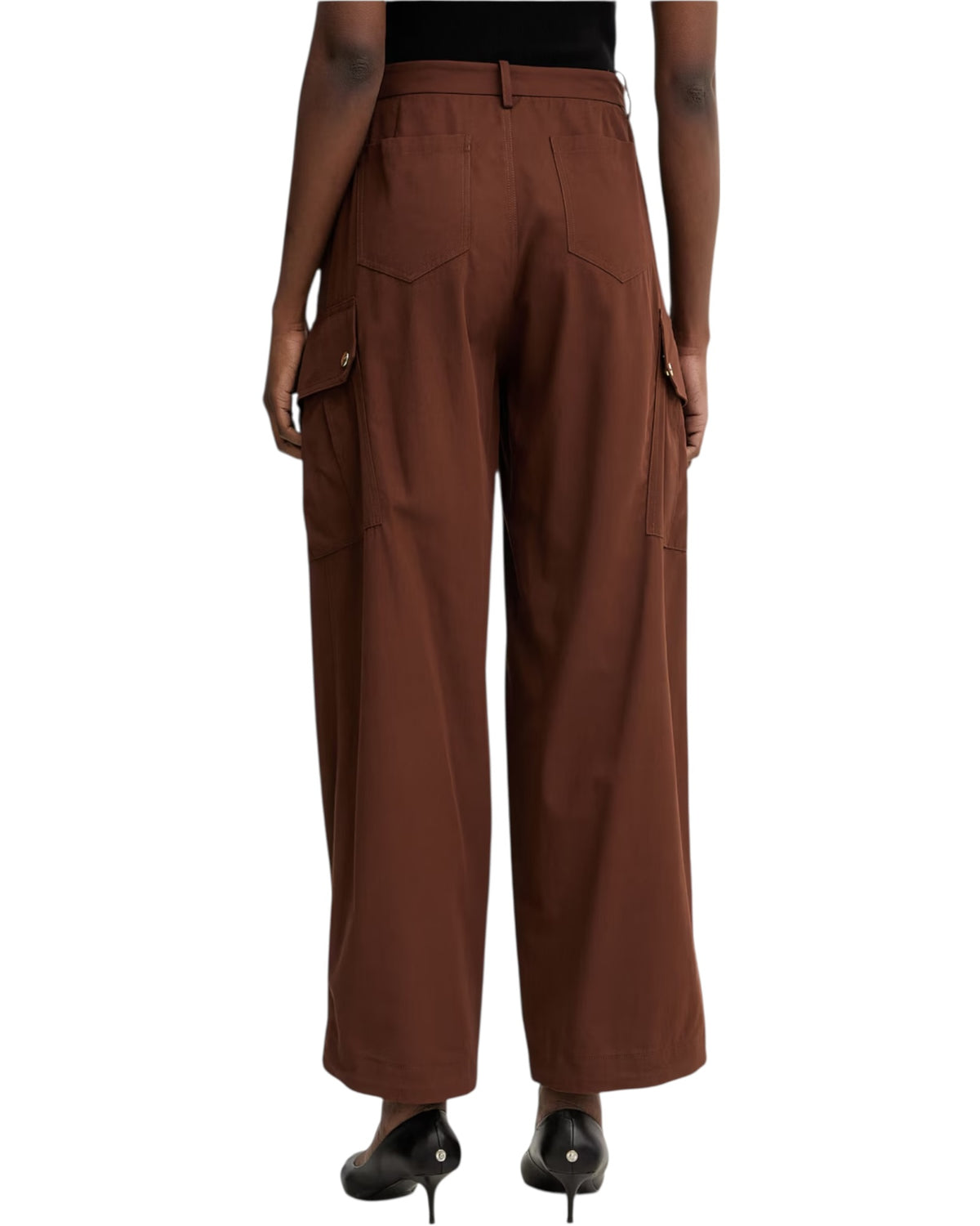 Χυτό βαμβακερό παντελόνι ROSALIN