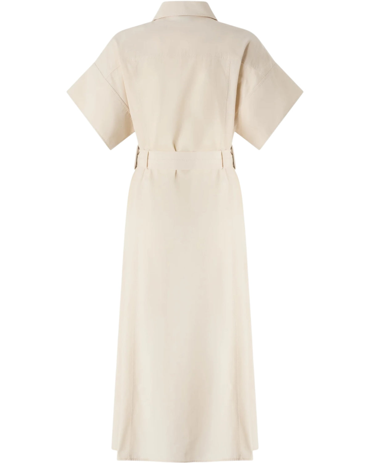 Midi σεμιζιέ φόρεμα με ζώνη ALESHA