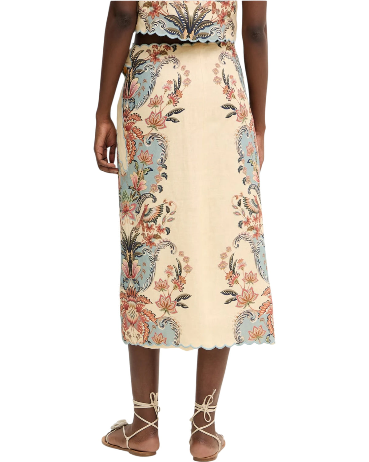 Λινή φούστα BOHO BEAUTY