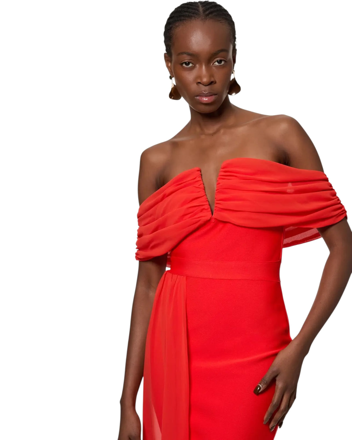 Φόρεμα με ασύμμετρο τελείωμα