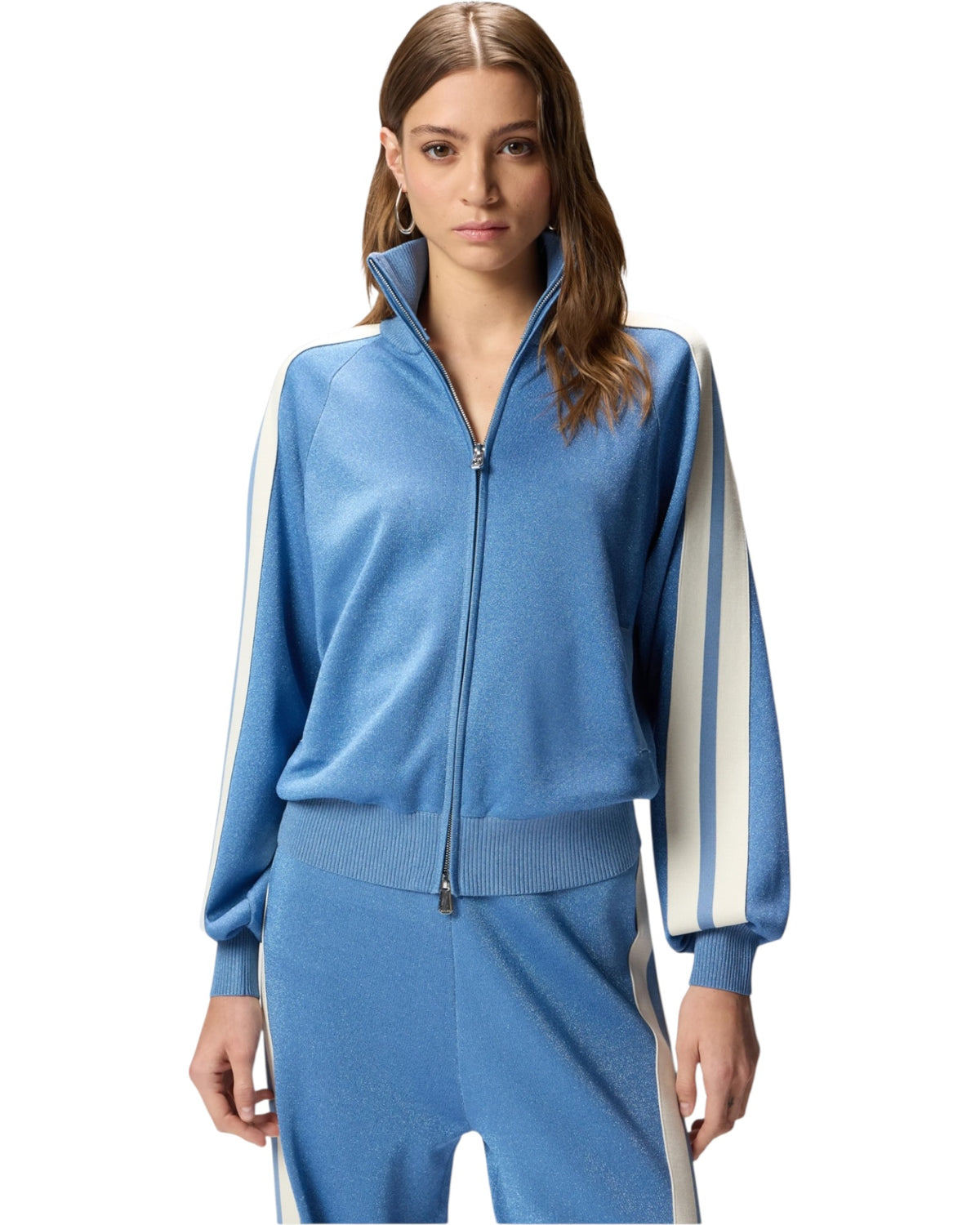 Φούτερ με κουκούλα και φερμουάρ με λογότυπο Love Birds STAGIONE