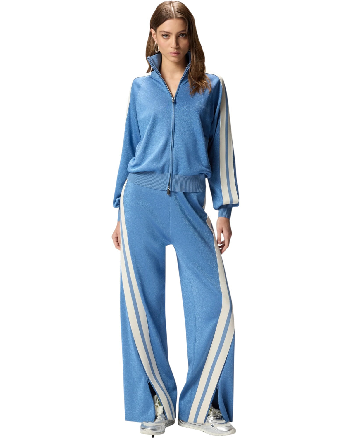 Φούτερ με κουκούλα και φερμουάρ με λογότυπο Love Birds STAGIONE