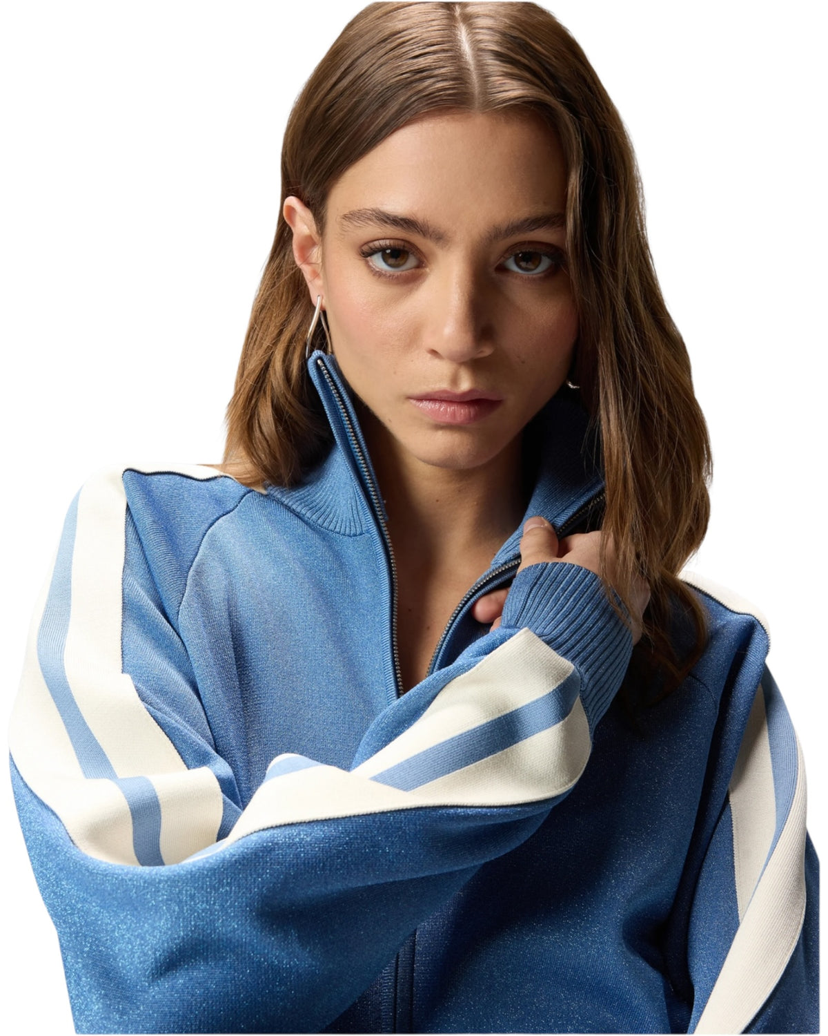 Φούτερ με κουκούλα και φερμουάρ με λογότυπο Love Birds STAGIONE