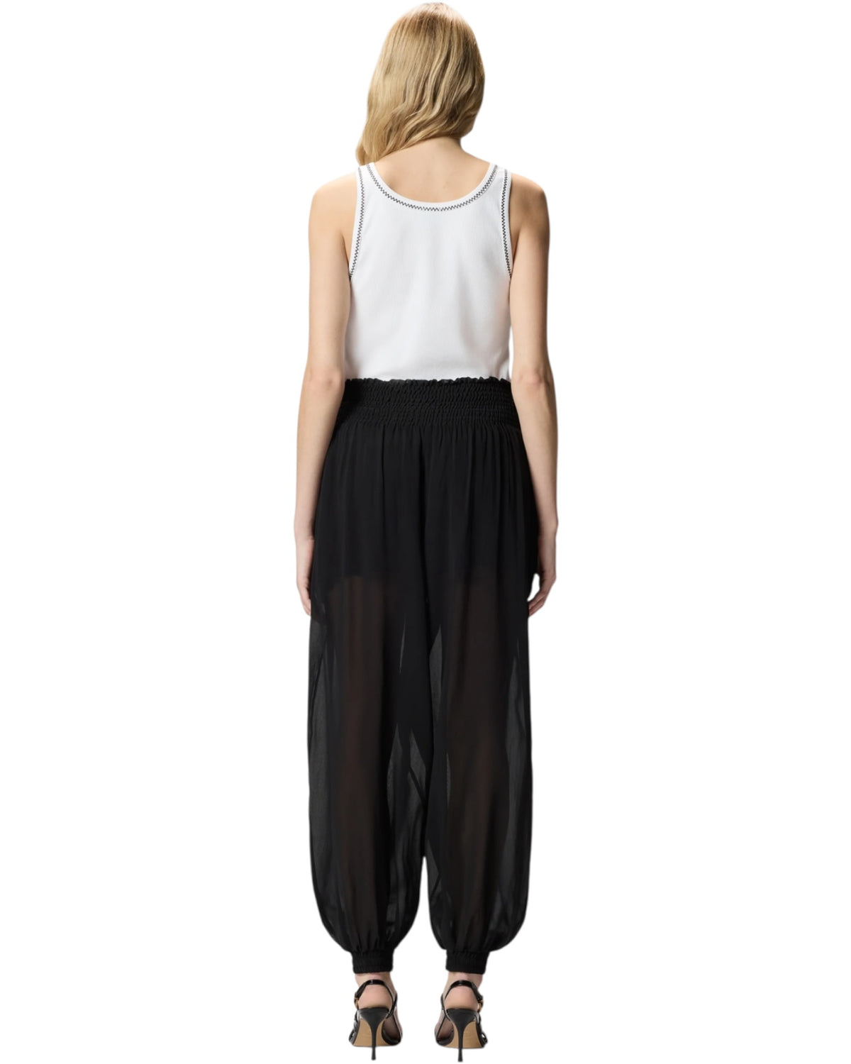 Ριμπ φανελάκι με κέντημα Love Birds BITETTO