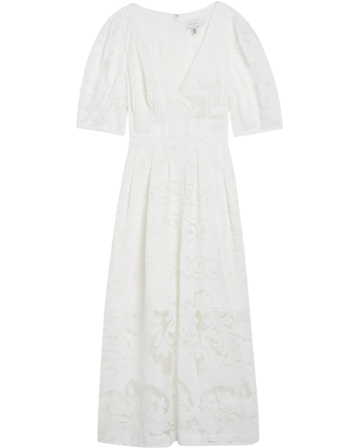 Φόρεμα Midi Agnel Lace Puff