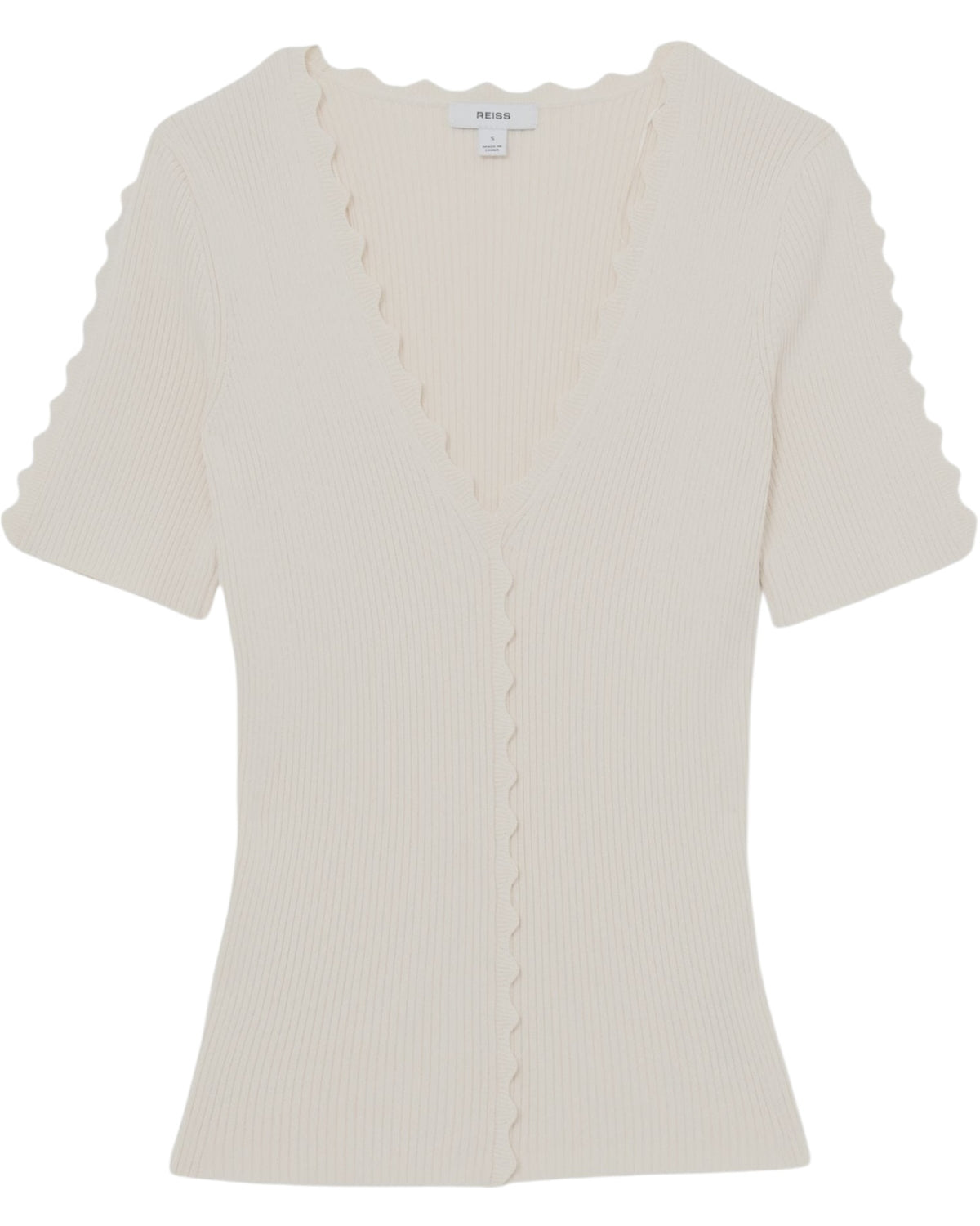 Μπλούζα με πλεκτό ριμπ και λεπτό τελείωμα MARCY