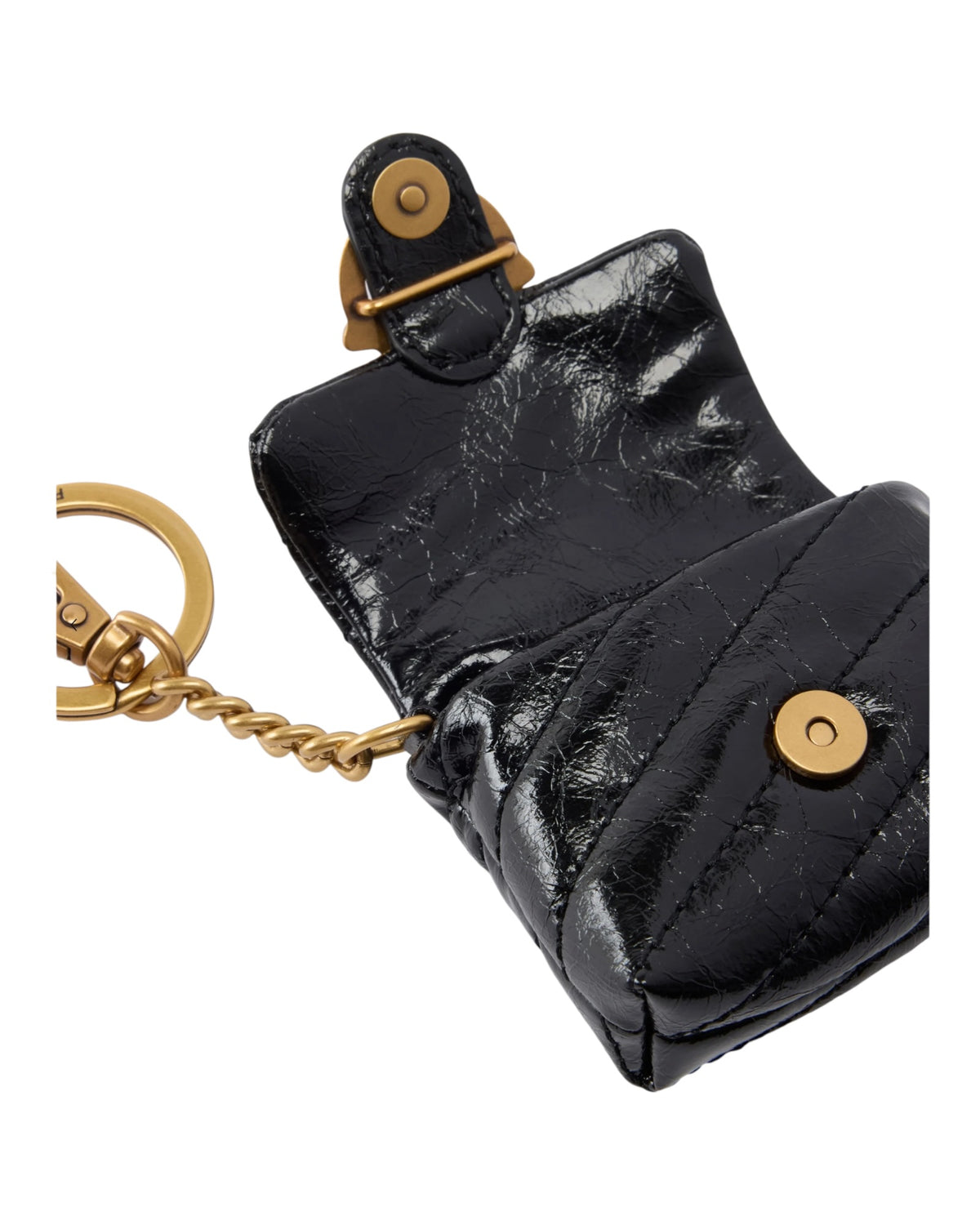 Θήκη Love Bag Puff για AirPods σε γυαλιστερό δέρμα