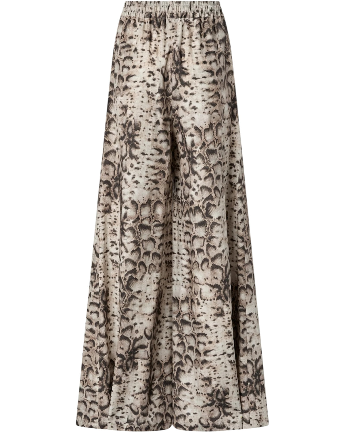 Παντελόνι με φαρδιά γραμμή και τύπωμα φιδιού GUSSOLA