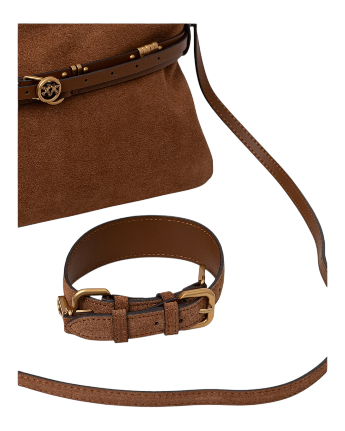 Τσάντα δερμάτινη BELT BAG CLASSIC SUEDE