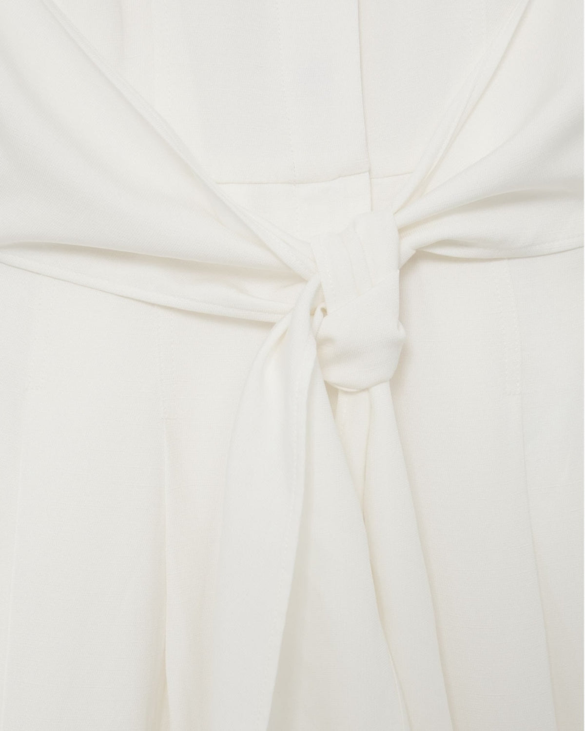 Ολόσωμη φόρμα με φαρδιά μπατζάκια και δεσίματα μπροστά TAYA