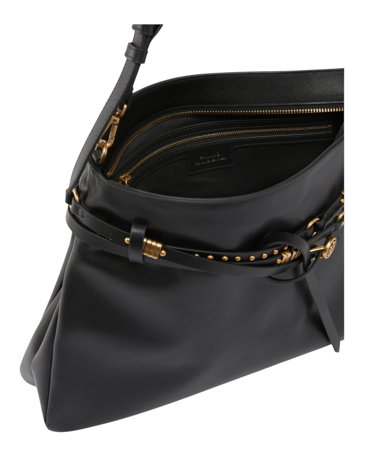 Μεγάλη δερμάτινη τσάντα ώμου Belt Bag Big