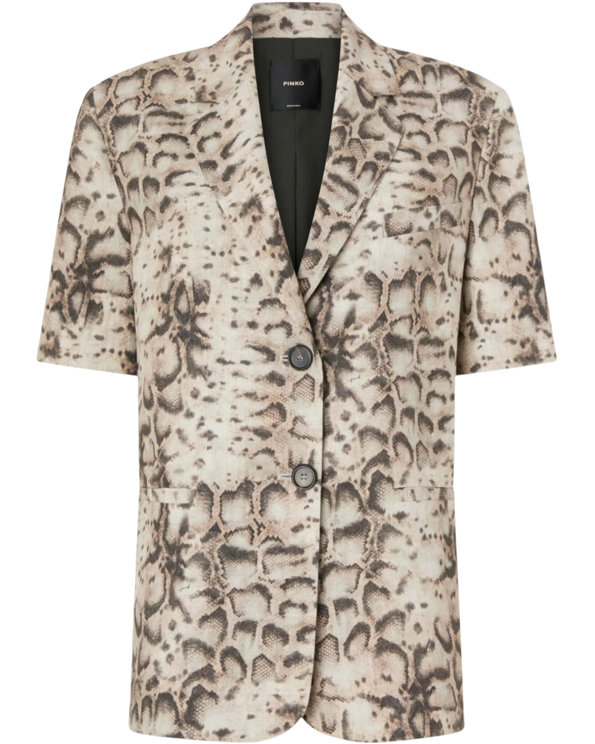 Κοντομάνικο σακάκι με μοτίβο φιδιού BRINDISI