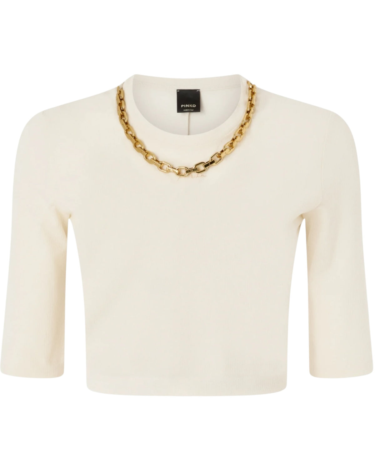 Crop top με αλυσίδα KIMBERLY