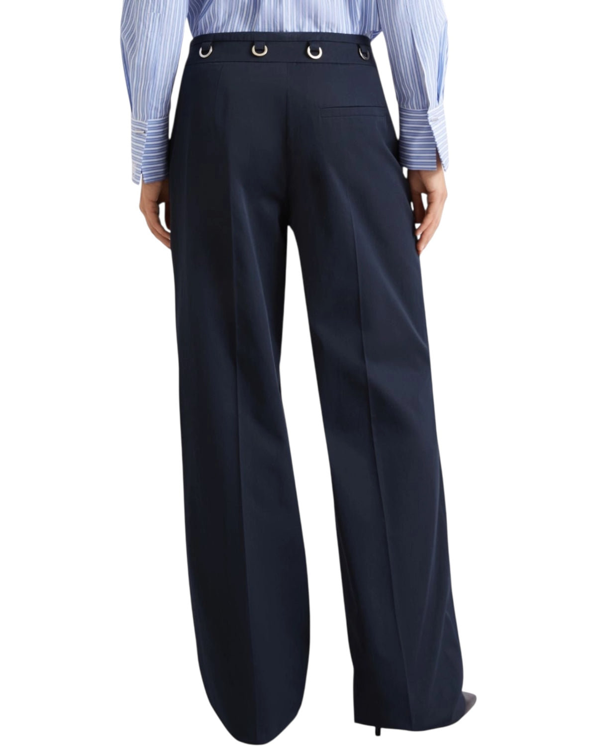 Παντελόνι με μεταλλικές λεπτομέρειες στη ζώνη MLSACCIAIO