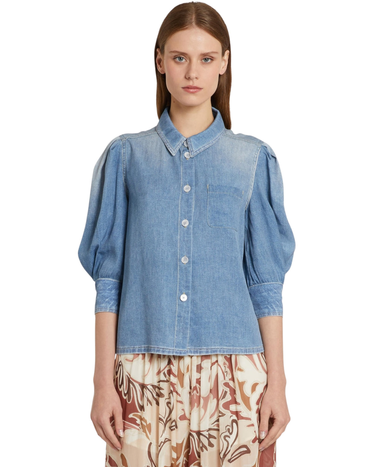 Denim πουκάμισο MLSROMANA