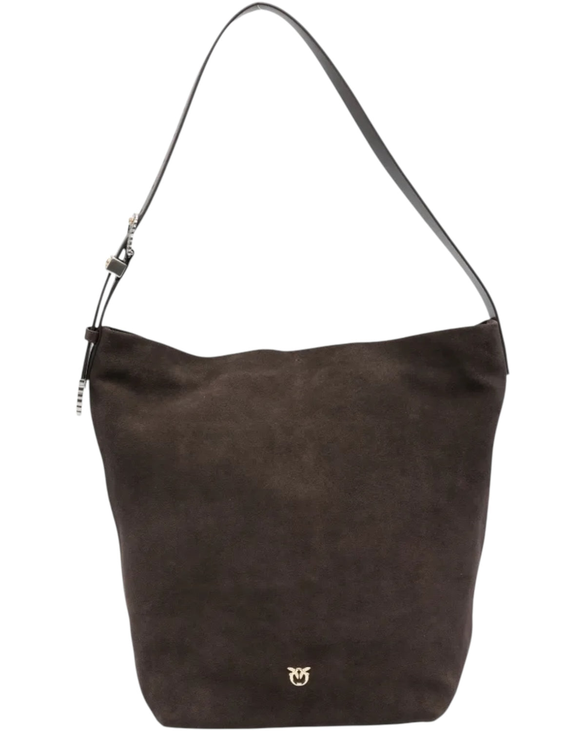Τσάντα ώμου Bucket Big από suede