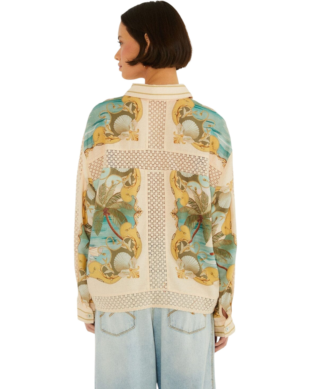 Πουκάμισο ROYAL SEA MULTICOLOR CROCHET