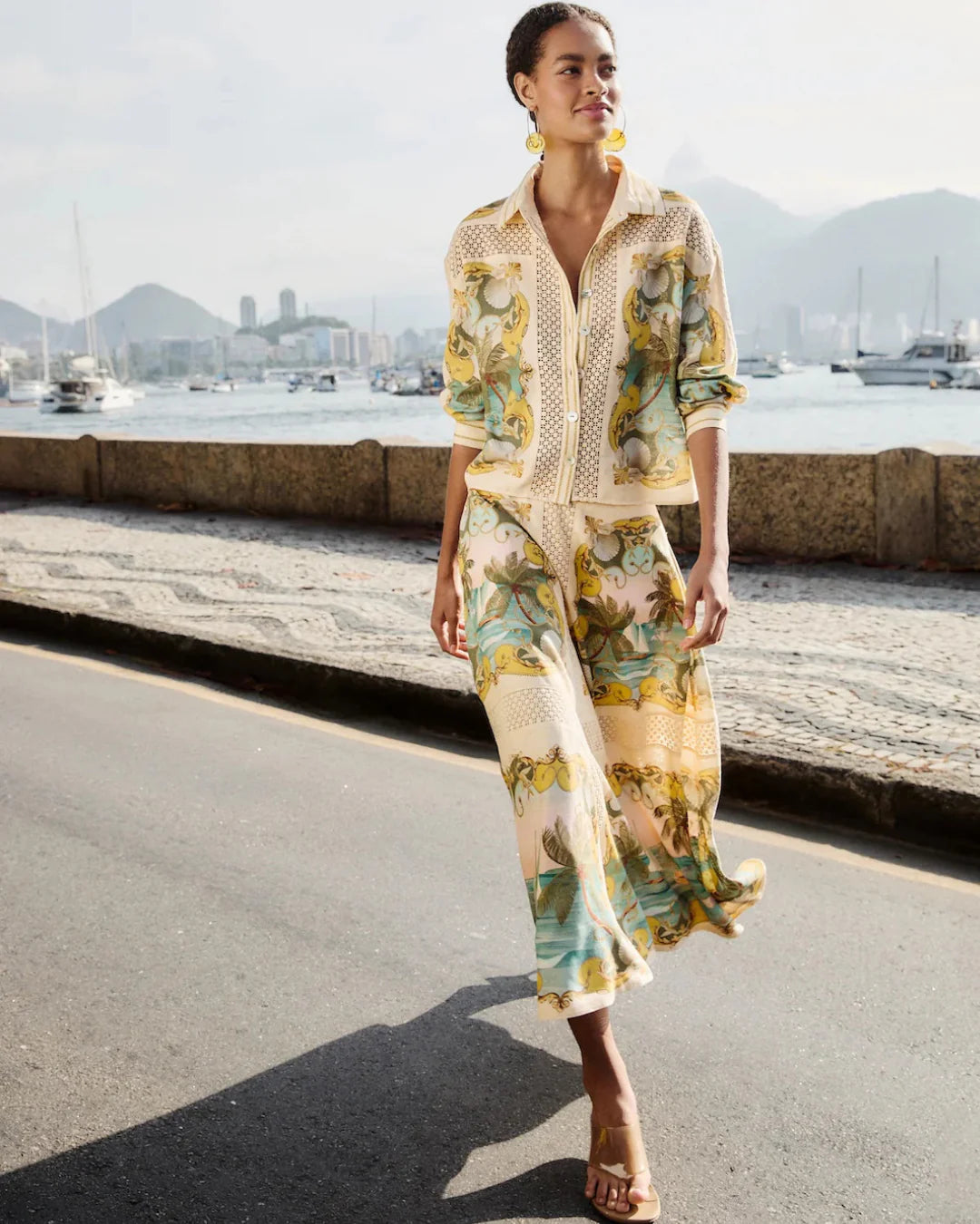 Φούστα ROYAL SEA MULTICOLOR CROCHET