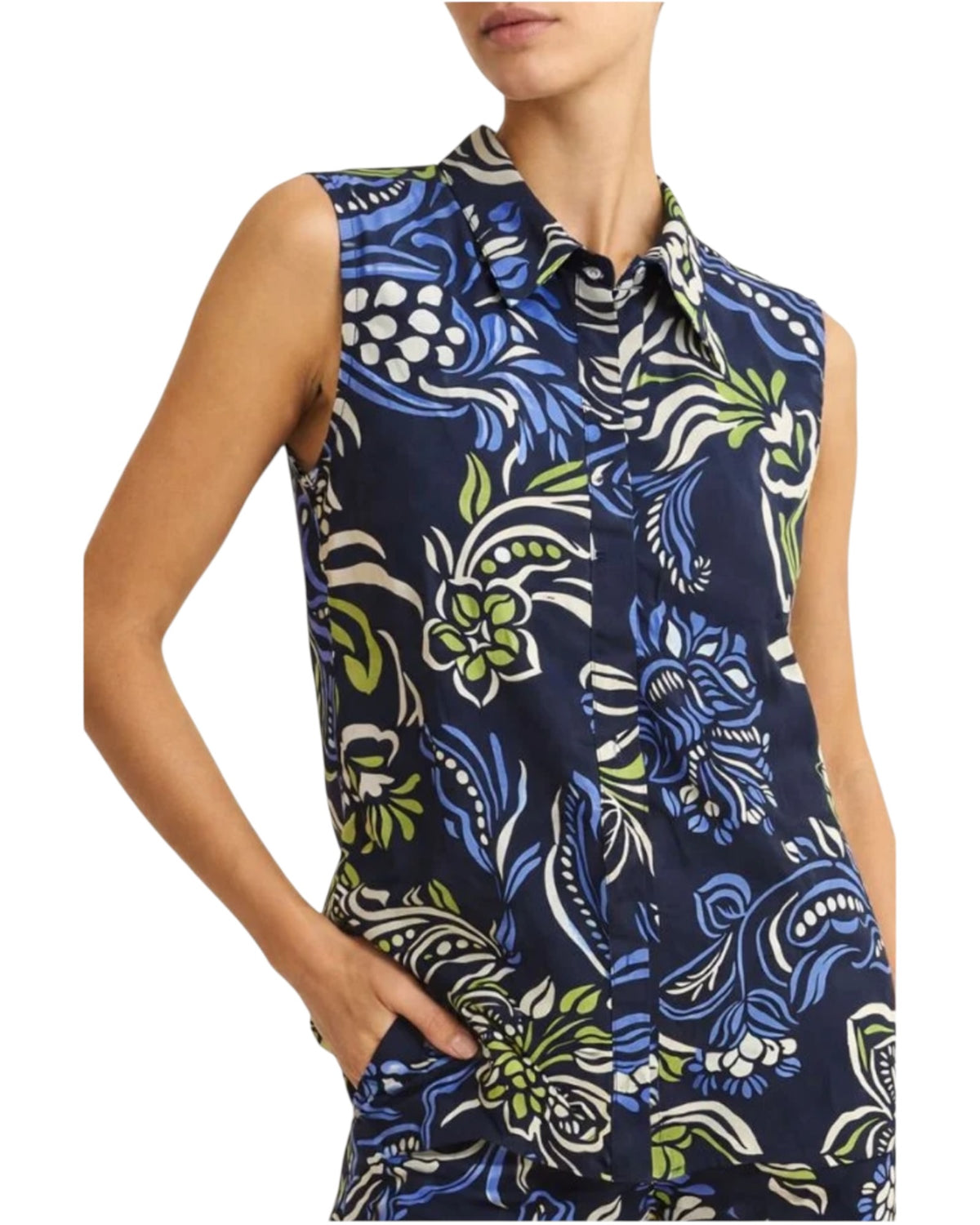 Πουκάμισο με floral print EMMODINO