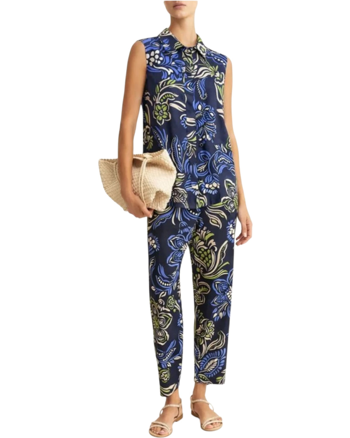 Πουκάμισο με floral print EMMODINO