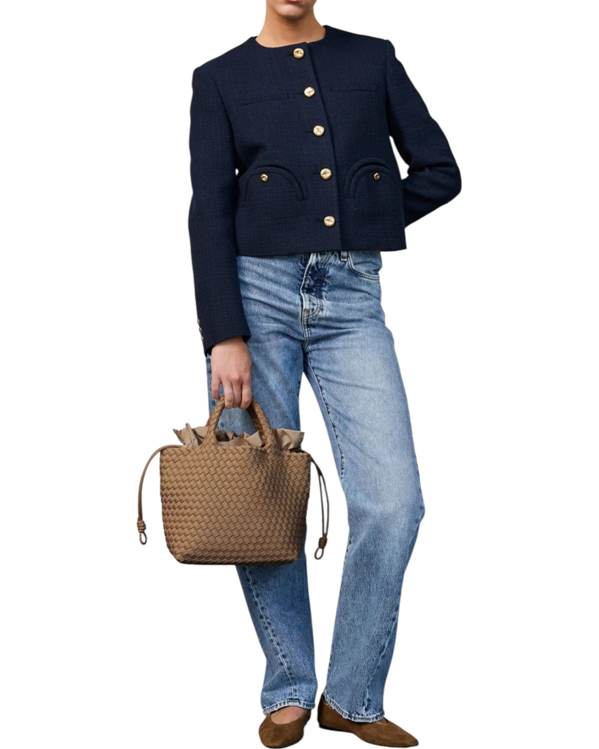 Tote τσάντα midi RETRO SAND