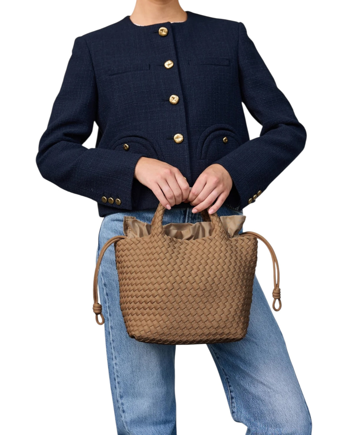 Tote τσάντα midi RETRO SAND