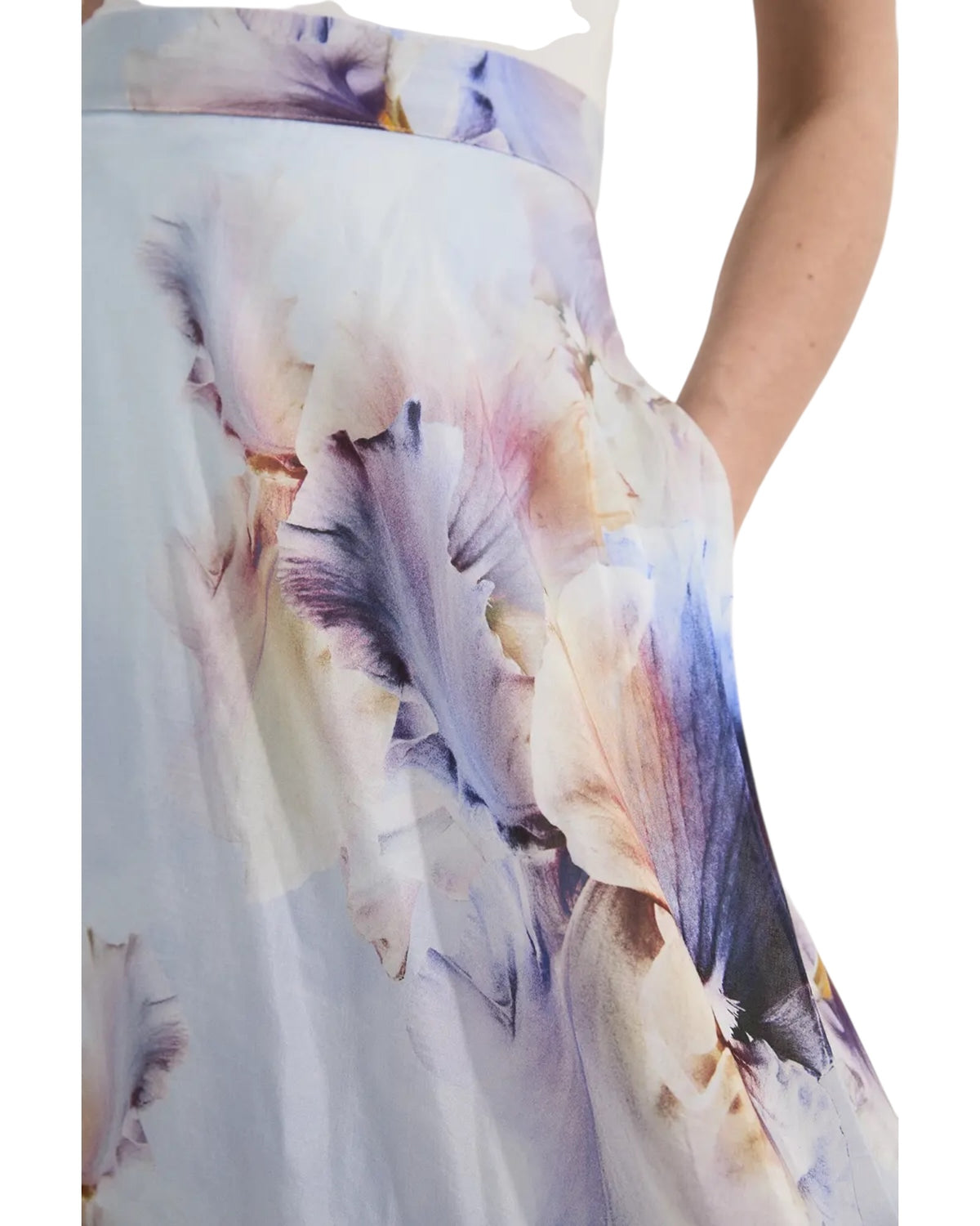 Midi floral φούστα