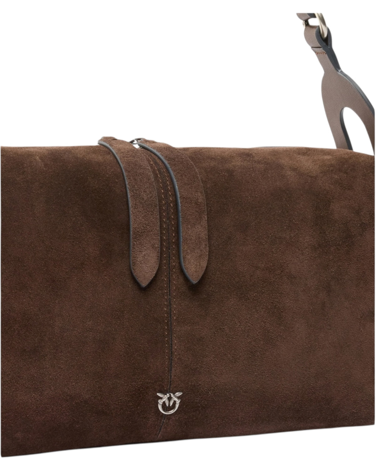 Τσάντα ώμου μεσαίου μεγέθους από σουέτ 24 CLASSIC SUEDE