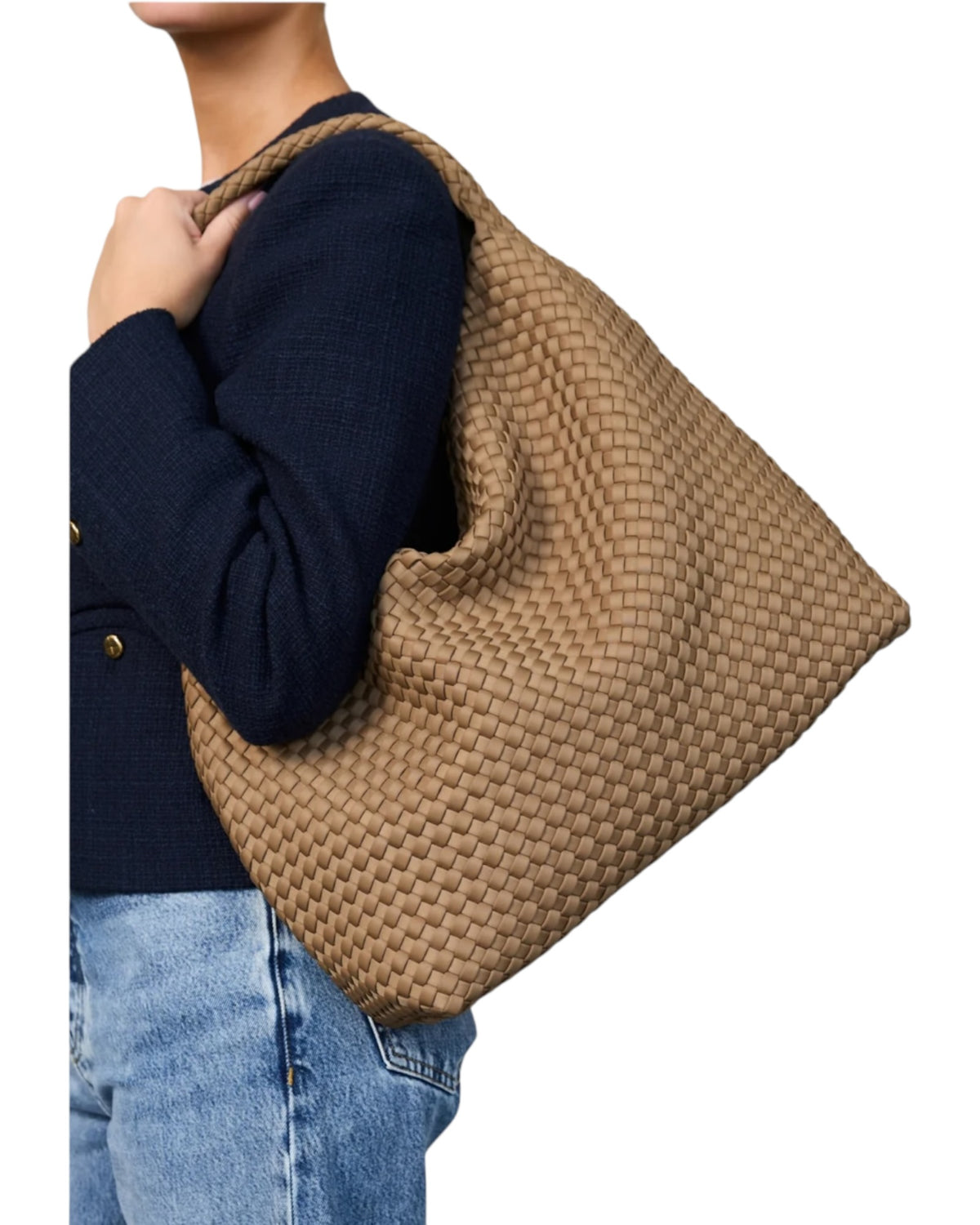 Tote μεγάλη τσάντα bucket RETRO SAND