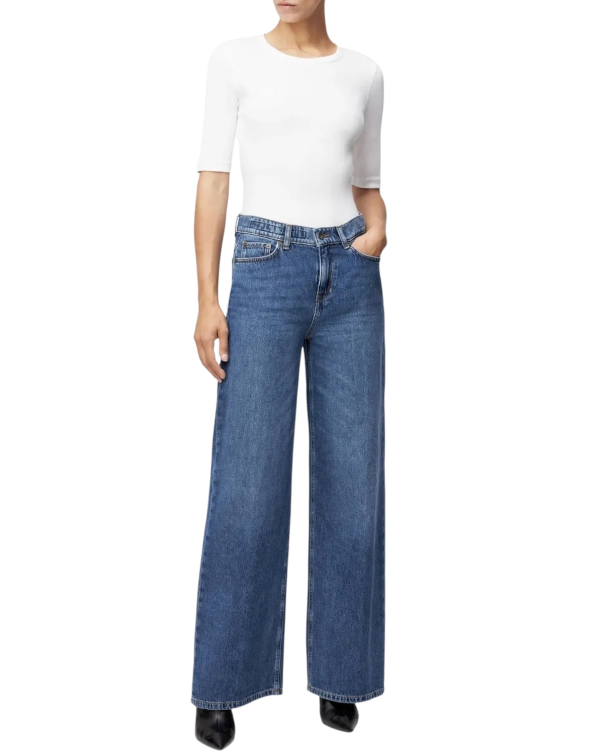 Τζιν με φαρδιά μπατζάκια FLUNG