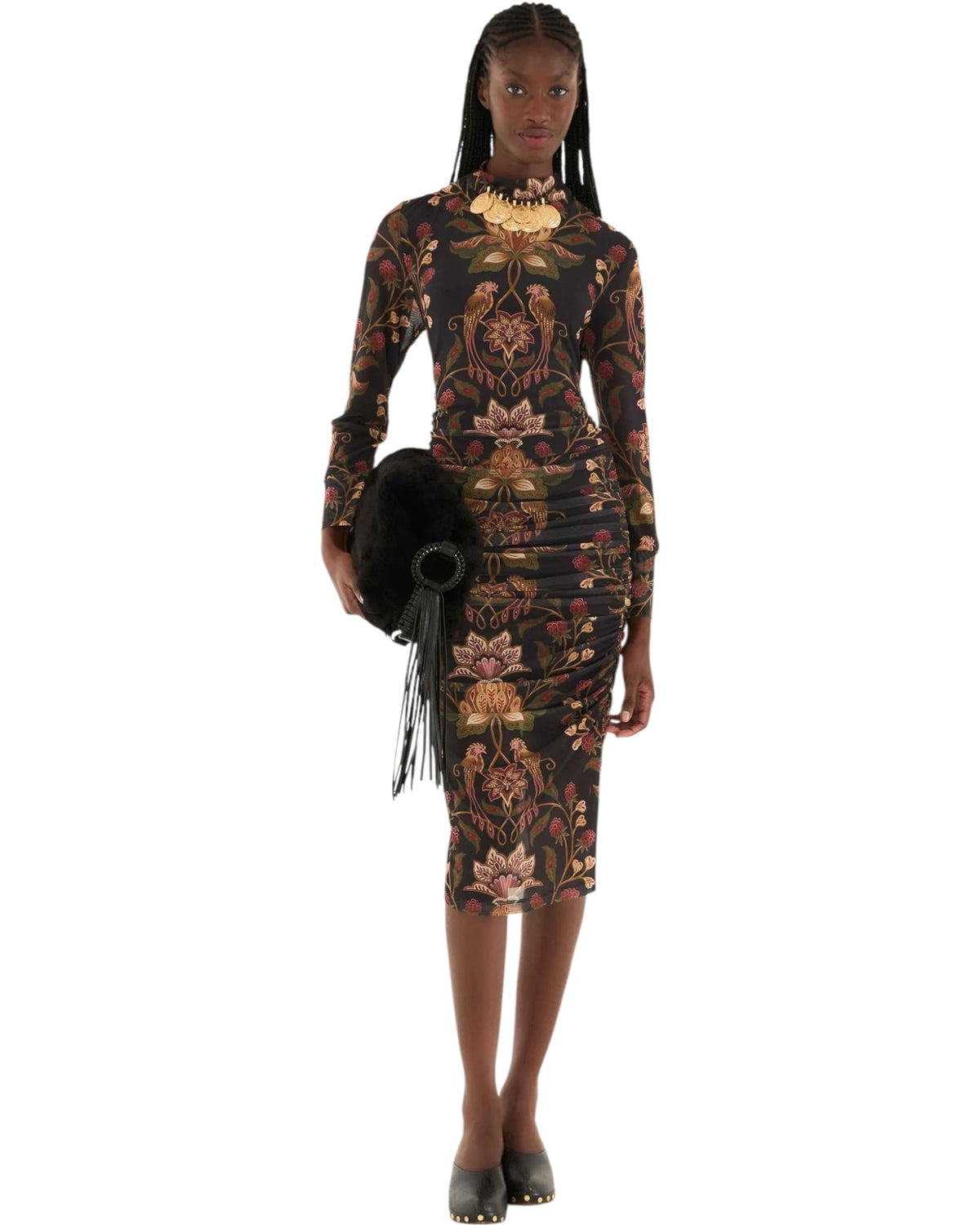 Φόρεμα midi από τούλι BERRY GARDEN