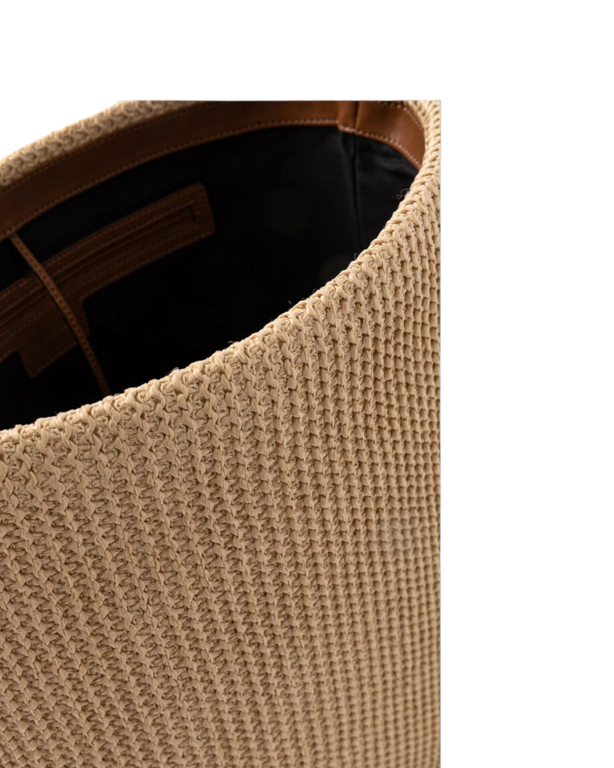 Τσάντα BUCKET BIG TRITTICO RAFIA