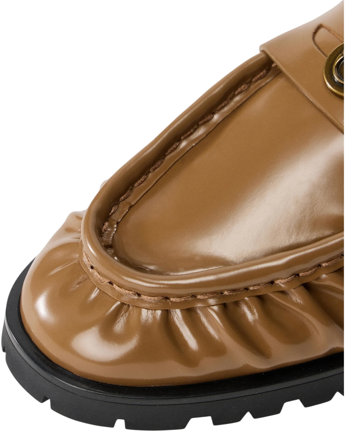 Μοκασίνια με πλισέ λογότυπο Nora 1