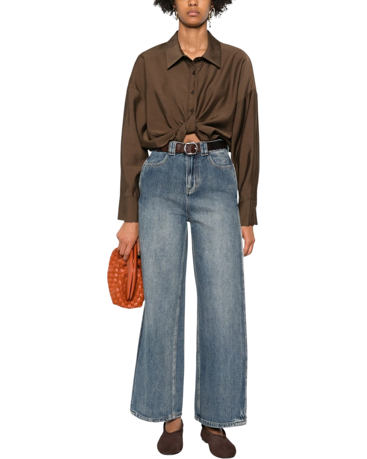 Πουκάμισο με μπροστινό κόμπο