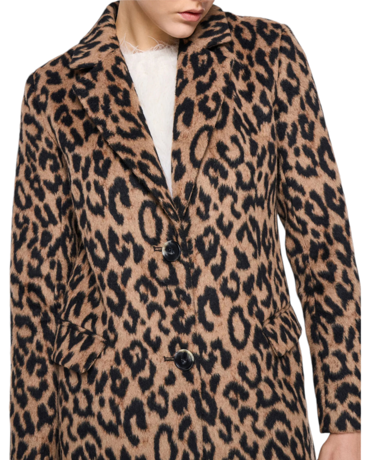 Παλτό με leopard print AURESI