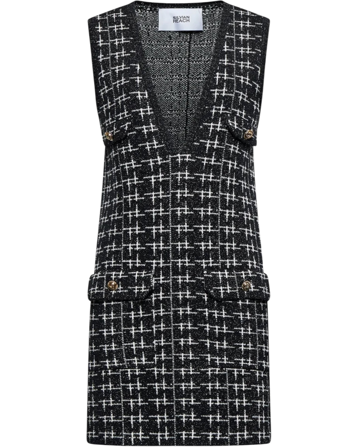 Φόρεμα χωρίς μανίκια με πλαϊνές τσέπες ISMET