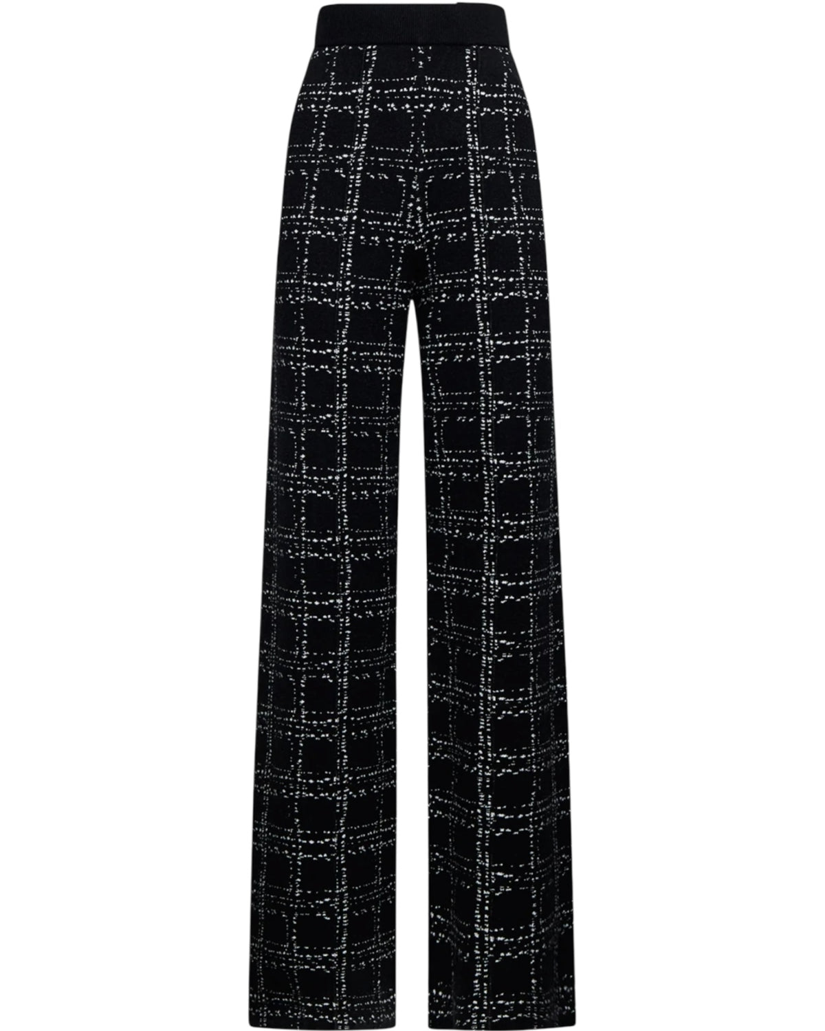 Μαύρο παντελόνι με σχέδιο σε αντίθεση HEIDDEGER